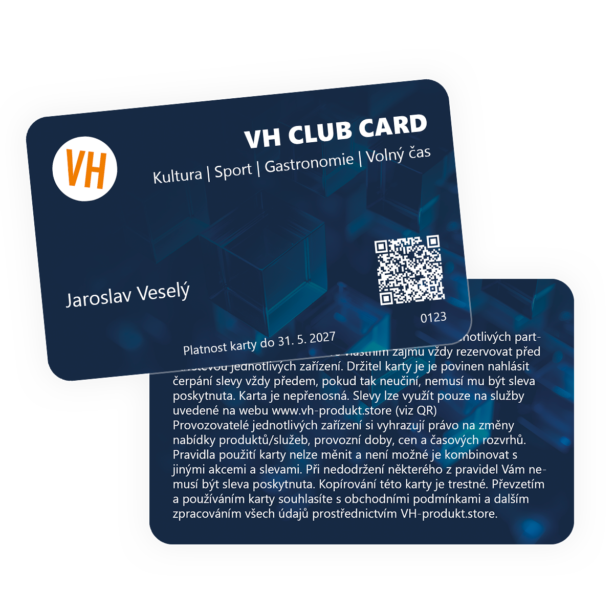 VH Klub card